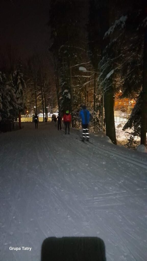 May be an image of 4 people, people skiing and text that says 'Grupa Tatry'